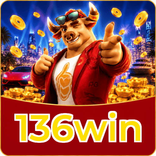 136win Logo - Bônus com Rollover Justo